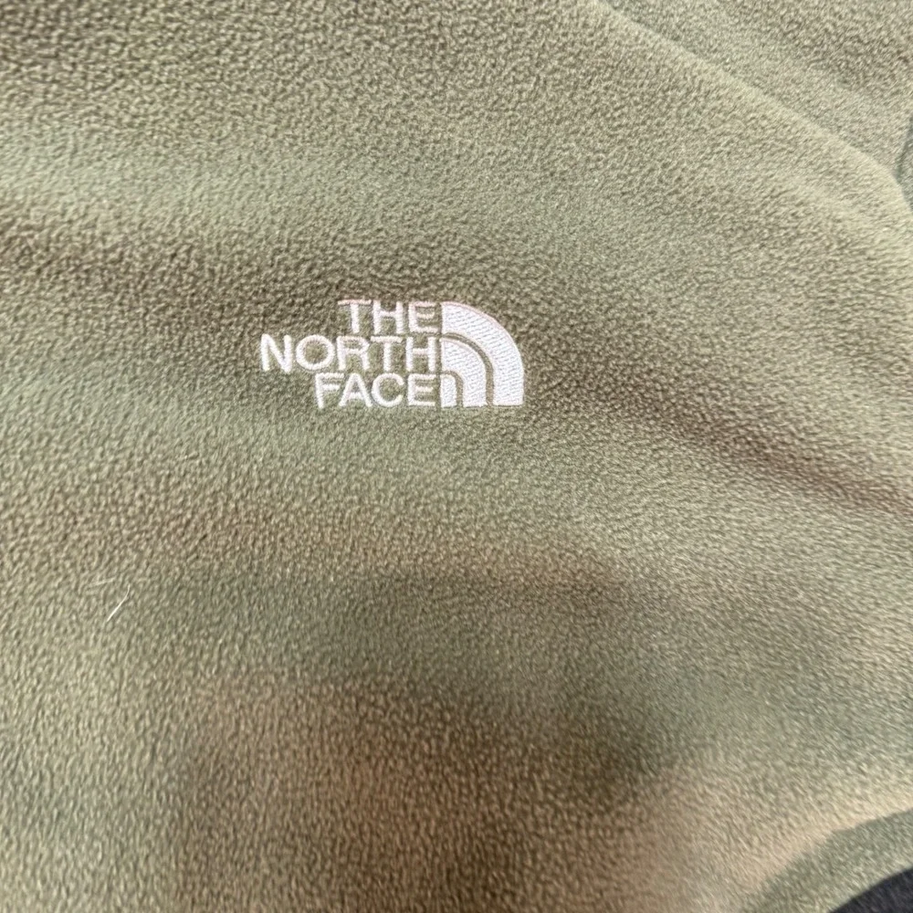 The North Face Fleece Jacket‎ Full Zip Olive Green Outdoors XXL